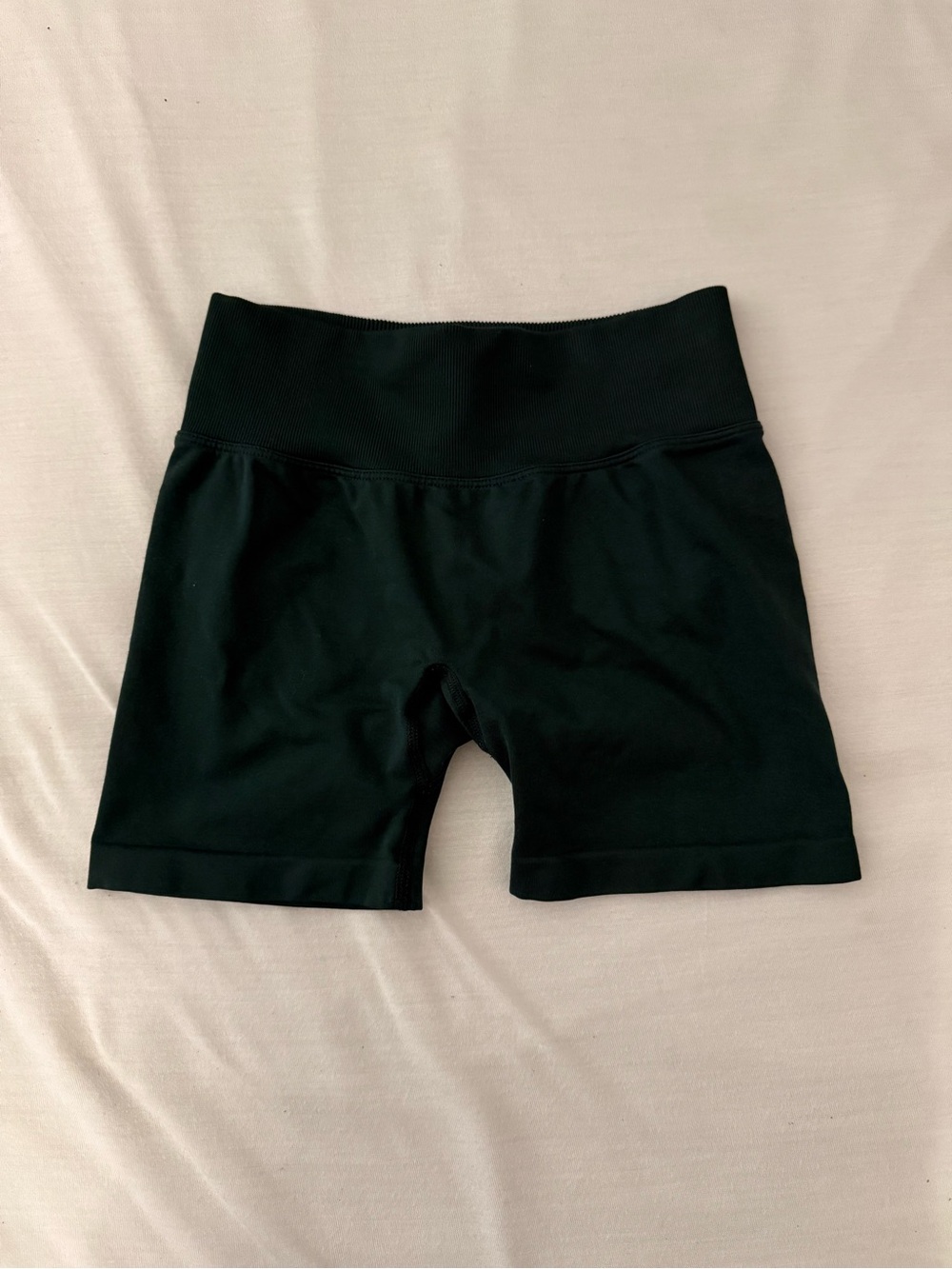 YoungLA Black High-Waist Bike Shorts